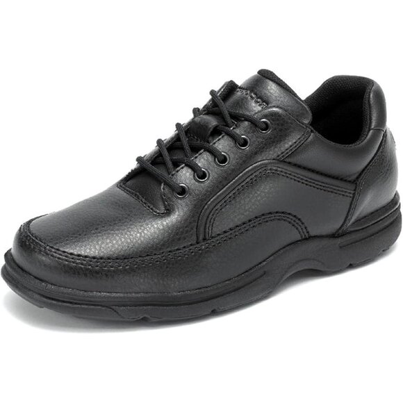 NEW Rockport Mens Eureka Leather Walking Shoe sz 10.5 black - Picture 1 of 3
